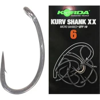 Rybářský háček Korda Kurv Shank XX vel.2 10ks