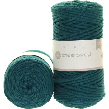 Příze Sznurkowo Bavlněná šňůra 3mm petrol