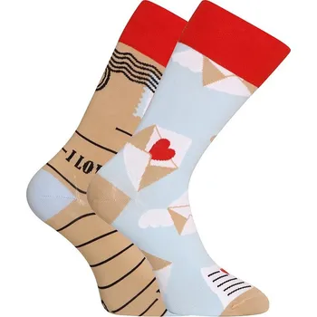 Pánské oblečení Veselé ponožky Dedoles Zamilovaná pošta (D-U-SC-RS-C-C-1456) L