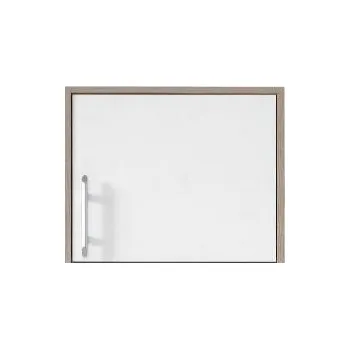 Šatní skříň MEBLAR Nástavec na skříň Simona 5 dub sonoma / bílý lux