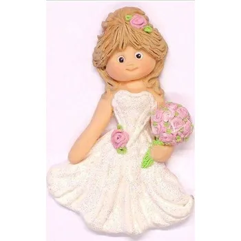 Silikonová forma - ozdoba Nevěsta reliéf 58 x 85 mm