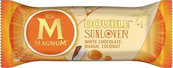 Zmrzlina Magnum Ice Cream Double Sunlover bílá čokoláda/mango/kokos 85 ml