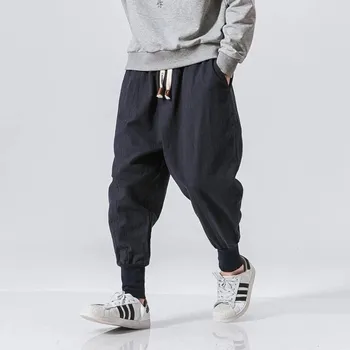 Pánské streetwear joggers Barva: Modrá, Velikost: 3XL