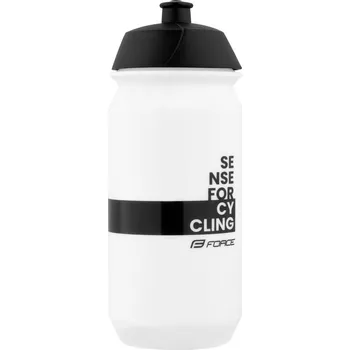 Láhev láhev FORCE FINE 0,5 l, bílo-černá