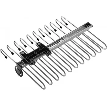 Věšák Věšák výsuvný na kalhoty závěsný chromovaný