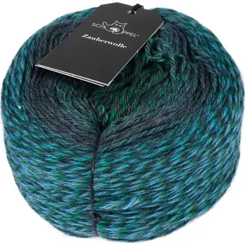 Příze Schoppel Wolle Zauberwolle 2542 Cool Botanical Garden (Merino příze Zauberwolle 2542 Cool Botanical Garden)