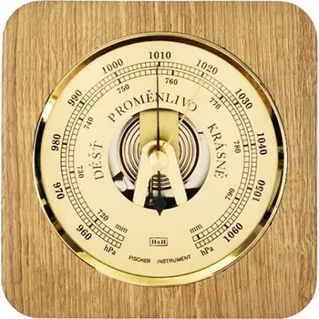 Barometr KUBRi 0213 - špičkový barometr osazený v dubovém dřevě