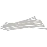 XTLINE Vázací pásky nylonové bílé | 400x7,6 mm, 1bal/50ks