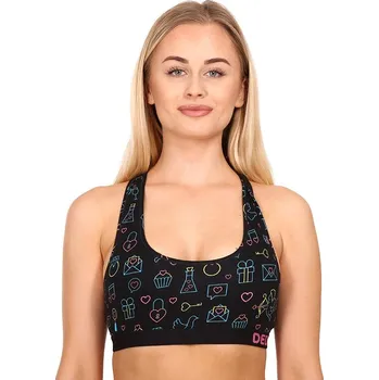 Podprsenka Veselá dámská podprsenka Dedoles Neonová láska (D-W-UN-B-C-C-248) L