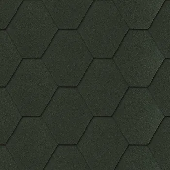 asfaltová šindel Matizol Uni Strong Hexagonal 1 m² zelená
