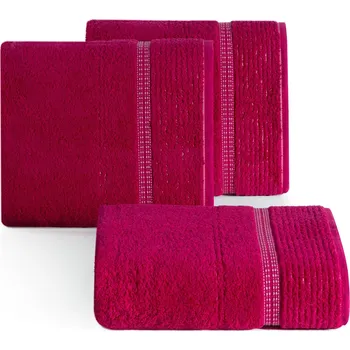 Ručník BAVLNĚNÝ RUČNÍK TAYLOR (07) 50 X 90 CM AMARANT