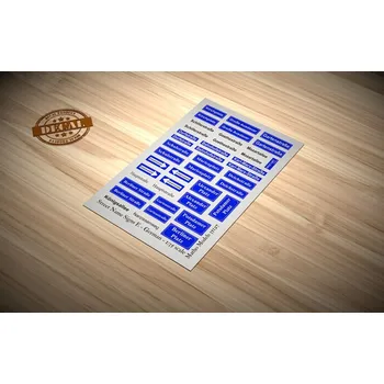 Plastikový model Matho Models 1/35 Street Name Signs E - German