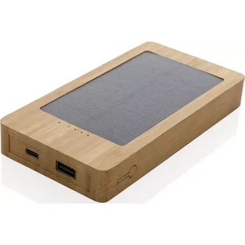 Powerbanka Solární powerbanka Sunwick 10 000 mAh z bambusu - P322.399