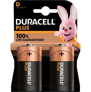 Článková baterie DURACELL Baterie velký mono ALKALINE LR20 PLUS 1,5V 3023