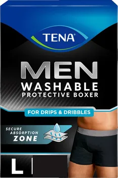 Inkontinenční kalhotky TENA Men Washab Boxers černé L