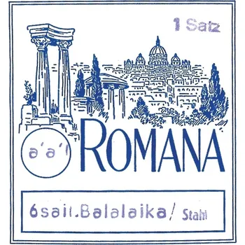 Struna pro kytaru a smyčcový nástroj Romana Romana struny pro Balalaiku PrimSada 6 strunná 6386