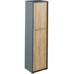 Kondela Policová skříň, grafit / dub artisan, RIOMA NEW TYP 08