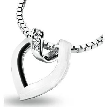 Přívěsek Dámský přívěsek žluté zlato 585/1000 10878-B-ZIR bez řetízku