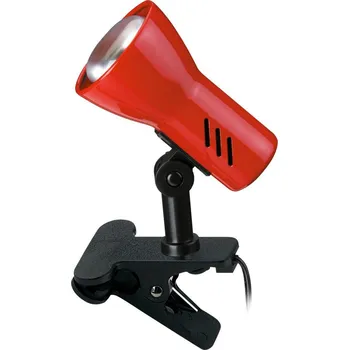 Lampička Lampa Briloner na klipu - E14, v.115 mm Barva: Červená