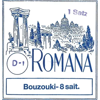 Struna pro kytaru a smyčcový nástroj Romana Romana struny pro BozoukiSada 8-strunná 6423