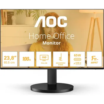 Monitor AOC LCD 24B3CF2 23,8" IPS/1920x1080@100Hz/4ms/250cd/20M:1/HDMI/2x USB 3.2/USB-C/Repro/VESA