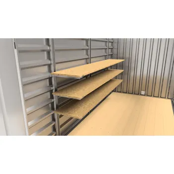 Popelnice HTI OSB dřevěná police 2800 mm