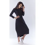 Šaty s dlouhým rukávem, cetka A191 Barva: Černá, Velikost: L/XL