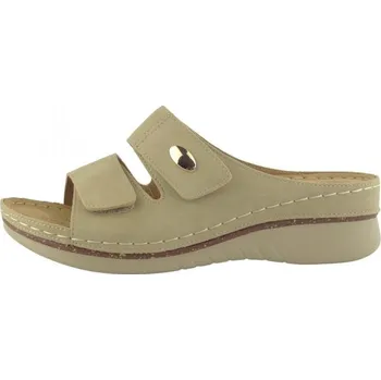 Dámské pantofle Evento nazouvák 20SD98 1602 béžová, velikost 39