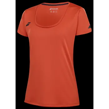 Dámské oblečení Dámské tričko Babolat PLAY CAP SLEEVE TOP 2024 Barva: Oranžová, Velikost: XL