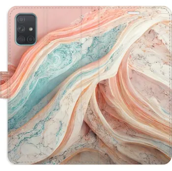 Pouzdro na mobilní telefon Flipové pouzdro iSaprio - Colour Marble - Samsung Galaxy A71