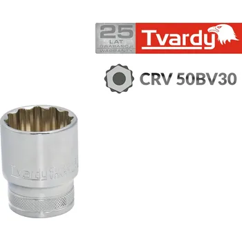 Nástrčná hlavice 12hran 9mm 1/2" TVARDY, Geko T00143-09