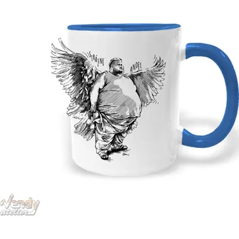 Hrnek - Strážný anděl Barva: Modrá