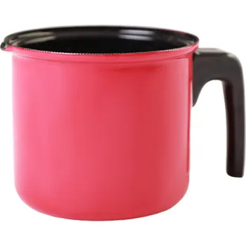 Hrnec OLYMP BERYL (12) Mlékovar 12 cm, 1 l červený