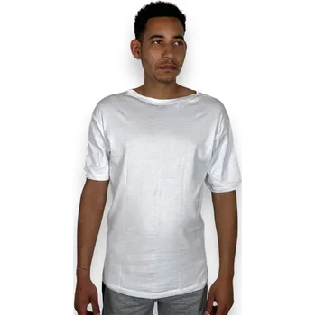 Pánské tričko Findroad Pánské bílé tričko s krátkým rukávem 06 Barva: Bílá, Velikost: 3XL