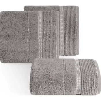 Ručník BAVLNĚNÝ RUČNÍK TAYLOR 50X90 CM ŠEDÁ