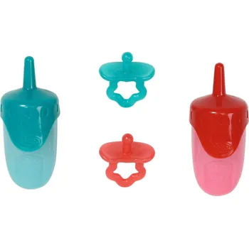 Panenka BABY born Little Lahvička a dudlík, 36 cm - modrá