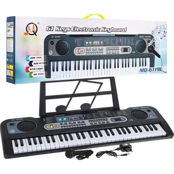 Hudební nástroj pro děti RKToys Elektronické klávesy MQ-6119L s mikrofonem