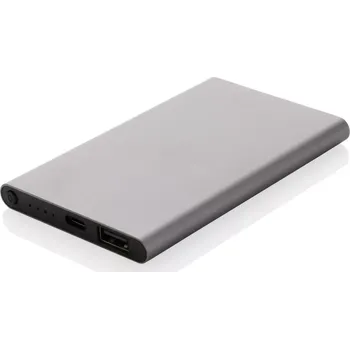 Powerbanka Powerbanka 4000mAh s USB C z RCS recykl. plastu a hliníku - P322.420
