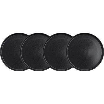 Talíř Butlers CASA NOVA Sada snídaňových talířů 22,5 cm set 4 ks - černá