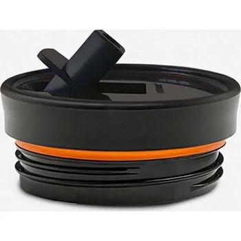 Uzávěr na hrnek travel tumbler 24bottles SPORT.GO.LID.BLACK černá 99X, vel. ONE SIZE