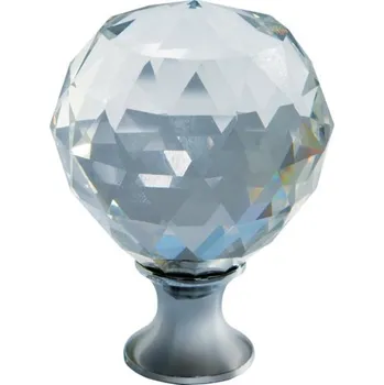 Nábytkové kování GTV Úchytka Crystal Palace A 30 mm (CHROME + CRYSTAL)