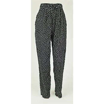 Dámské legíny ELEVEK Dámské kalhoty s gumou v pase vz. 656 Velikost: 2XL - 3XL, Barva: tmavě modrá