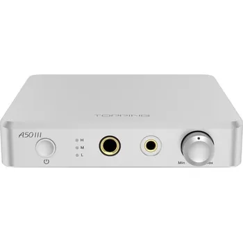 Sluchátkový předzesilovač Topping A50 III - stříbrná
