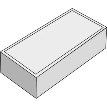 plotová tvarovka Deska zákrytová Presbeton LINE BLOCK ZDL 200 600x300x105 mm hladká corten