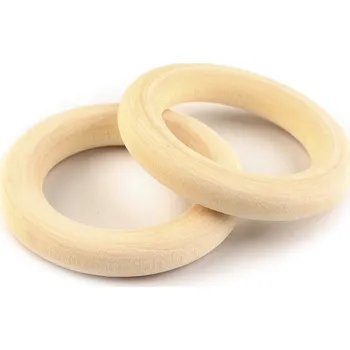 Lapač snů Dřevěný kroužek přírodní Ø40 mm