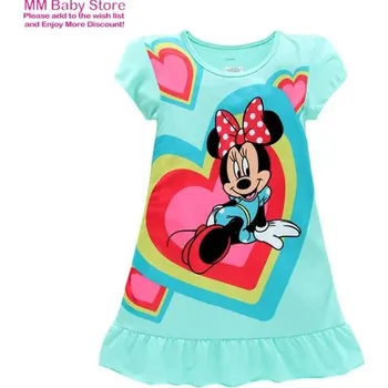 Dívčí pyžamo Minnie Mouse Dívčí noční košilka - Minnie Barva: tyrkysová, Velikost: 4T-5T (M)