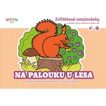 omalovánky Na palouku u lesa – zvířátkové omalovánky A5