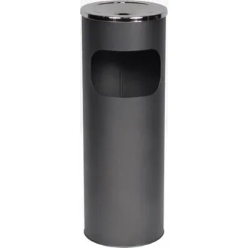 Odpadkový koš Odpadkový koš lakovaný s popelníkem nízký, struktura