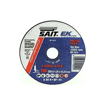 Řezný kotouč SAIT Řezný kotouč 125x1,0x22,23 TM A60R EK WINNER rovný