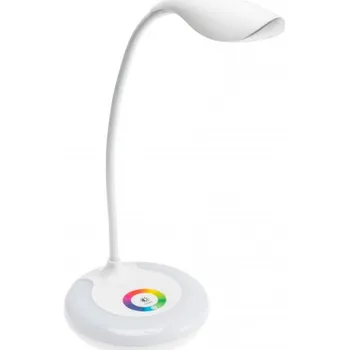 Lampička Stolní lampa GALACTIC LED, 5 W, 240 lm, 5 V DC, 4000 K, RGB ovladač, USB nabíjení, bílá